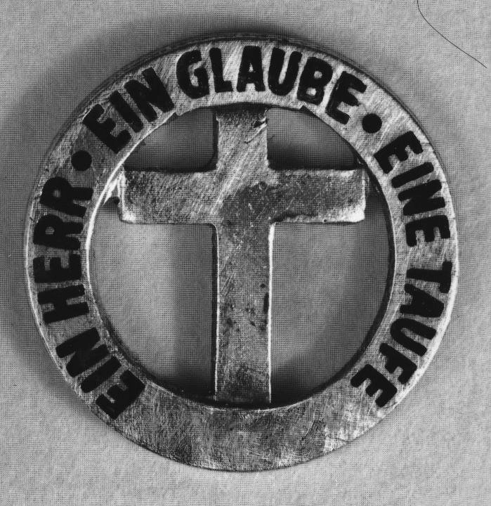 Anstecknadel deutscher Baptisten (um 1934)